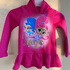 Shimmer and Shine Girl sweatshirt Size 5